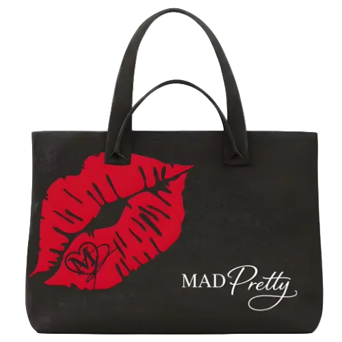 City Tote - Detroit (Jet Black + Crimson)